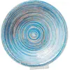 Assiettes creuses Swirl 21cm bleues set de 4 Kare Design