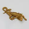 Kare Objet mural design Lizard, décoration animale, lézard, doré, 31 x...