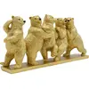 Déco ours dorés danseurs Kare Design