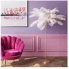 Lampadaire plumes 165cm blanc Kare Design