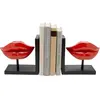 Serre-livres lèvres rouges set de 2 Kare Design