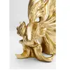 Déco poisson combattant 25cm doré Kare Design