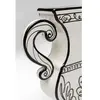 Kare Vase design Favola - Noir/blanc - Vase décoratif pour fleurs - Va...