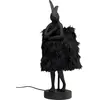 Lampe Animal lapin Fluff noir 50cm Kare Design