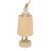 Lampe de table - Kare Design - Lapin beige et pêche - 50cm - Idéale pour enfants - Design mignon