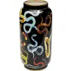 Vase noir serpents 40cm Kare Design