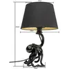 Lampe pieuvre noire 44cm Kare Design