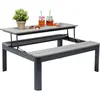 Multifunctionele Tuin Salontafel Happy Day Zwart Kare Design