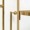 Porte-manteau miroir Tristan 150x76cm doré Kare Design