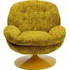 Fauteuil pivotant Cosy jaune Kare Design