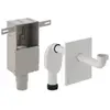 Siphon de lavabo à encastrer - 1'1/4 - Ø 50 mm - Uniflex - Geberit