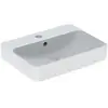 Geberit VariForm opzetwastafel rechthoekig met kraangat met overloop 6...