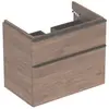 GEBERIT SMYLE SQUARE - MEUBLE POUR LAVABO, 734X470X617 MM, 2 TIROIRS,