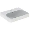 Geberit, Lavabo, Keramag / lavabo Smyle Square 55 cm blanc avec revête...