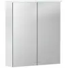 Geberit Option spiegelkast met verlichting 2 deuren 60x67,5 cm, wit