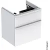 Geberit Smyle wastafelonderkast 2 laden 58,5x62cm glans wit