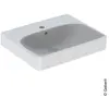Geberit, Lavabo, Keramag / Lave-mains Smyle Square asymétrique 50 cm b...