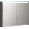 Geberit Option Armoire de toilette avec éclairage et 2 portes, 500583001