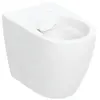 Geberit, Cuvette toilettes + bidet, iCon WC au sol, chasse d'eau basse...