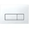 GEBERIT DELTA50 - PLAQUE DE DÉCLENCHEMENT, BLANC ALPIN 115.119.11.1