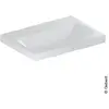 Geberit, Lavabo, iCon Light lavabo, 60 cm x 42 cm, sans trou pour robi...