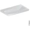 Geberit, Lavabo, iCon Light lavabo avec saillie raccourcie, 75 cm x 42...