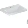 Geberit, Lavabo, iCon Light lavabo, 60 cm x 42 cm, avec trou pour robi...