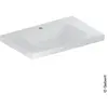 Geberit, Lavabo, iCon Light lavabo, 75 cm x 48 cm, avec trou pour robi...