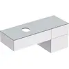 Geberit VariForm - Wastafelonderkast, 135x51x55 cm, 3 laden en sifon, ...