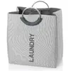 Sac à linge KELA Palma - 50 x 29 x 54 cm - Gris rocher