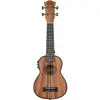 Cascha HH2026E Premium Mahogany E/A sopraan ukelele set