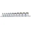 BGS TECHNIC Jeu de Douilles, douze pans 10 mm (3/8") 5/16" - 7/8" 11 pièces