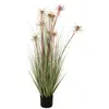EUROPALMS Plante artificielle Sunny, 120 cm, herbe ornementale fleurie...