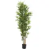 Plante artificielle - EUROPALMS - Bambou deluxe - 180 cm - Aspect naturel - Pot inclus