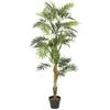 EUROPALMS Palmier artificiel Parlour - 150 cm - Palmier parlour étroit...