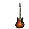 Dimavery SA-610 semi akoestische gitaar vintage sunburst