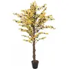 Europalms Forsythia Arbre avec 4 troncs, jaune, 150 cm