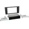 ACV 2-DIN Paneel geschikt voor with pocket Audi A4 (B5) 1999-2001 Kleur: Zwart