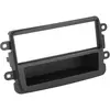 ACV Support Autoradio 1Din compatible avec Dacia Dokker ap12 Gris fonce - Vide-poche