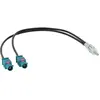ACV Antenne Adapter 2x FAKRA (Z) - DIN (m)