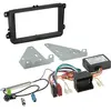 GENERIQUE Kit Installation autoradio 2DIN CAN Bus Adaptateur ant. compatible avec VW Seat Skoda ap03 noir