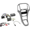 ACV 2-DIN Kit met pocket + radio adapter kit Opel Astra 2009-2020 Kleur: Titanium Grijs