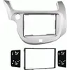 ACV 2-DIN radiopaneel Honda Fit/Jazz(GE) 2008-2015 zilver (METRA)