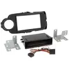 ADNAUTO Facade autoradio 2DIN compatible avec Toyota Yaris ap14 Avec vide poche Induction Qi Noir