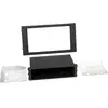 ADNAUTO Adaptateur de façade 2-DIN avec vide poche Seat Leon 2014- noir