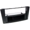 ACV 2-DIN Paneel geschikt voor Toyota Avensis T25 2003-2009 Kleur: Zwart