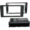 ADNAUTO Adaptateur de façade 2-DIN avec vide poche PRO Audi A 3 (8P/8PA) noir