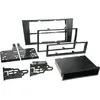 ACV 2-DIN Paneel geschikt voor Audi A4 Symphony 1999-2000 Kleur: Zwart