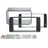 Adaptateur de façade 2-DIN soft touch pour MAN TGX 2007 - ACV - Noir
