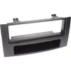 ACV Adaptateur de façade 1-DIN avec vide poche VW Touareg / T5 noir